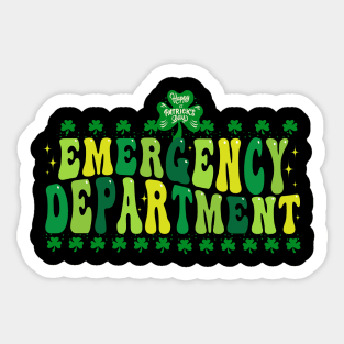 Emergency Department Emergency Room Nurse Healthcare Sticker